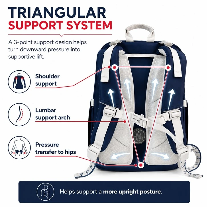 Ergonomic Spine Support Kids Backpack For Boy price